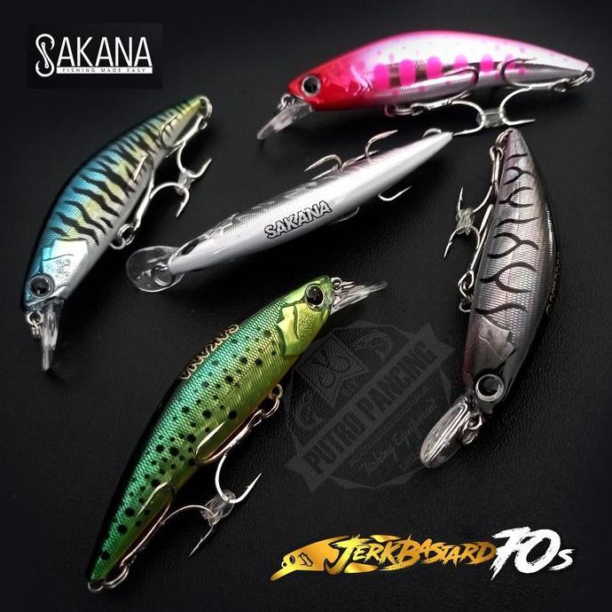 New- Lure Sakana Jerkbastard 70s Minnow Sinking
