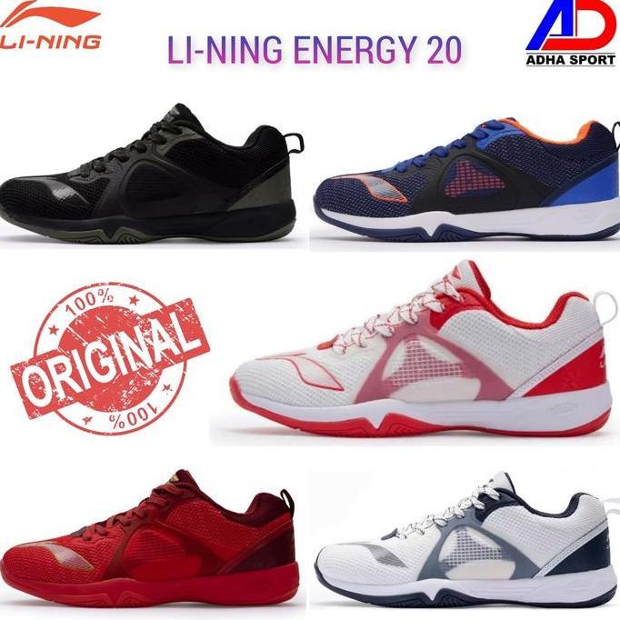 Sepatu Badminton Lining Energy 20 Sepatu Bulutangkis Original Sport