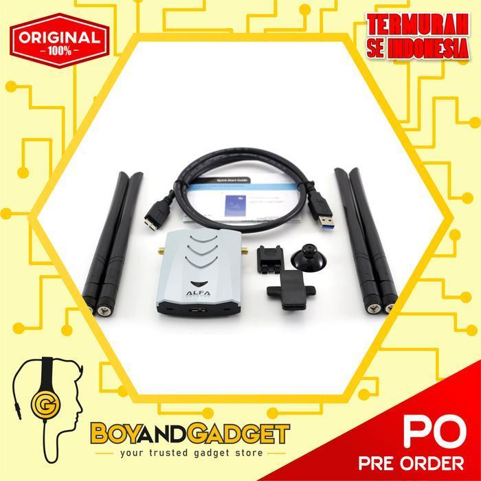 Alfa Ac1900 Wifi Adapter - 1900 Mbps 802.11Ac Terlaris Best Quality 100% Original
