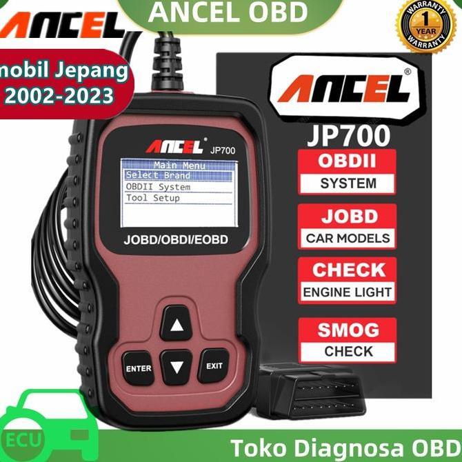 SAPPHIRE Ancel JP700 JOBD OBD2 Scanner Mobil Untuk Toyota Nissan Honda Mazda