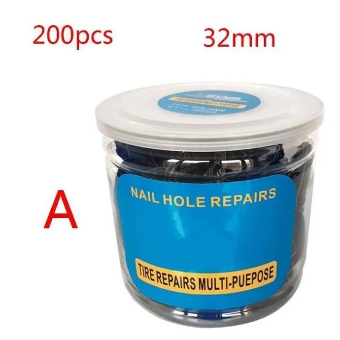 QUANXI 200pcs Karet Tambal Ban Tiptop Tire Patch 32mm Tiptop Tambal Ban Dalam Tambal Ban Tip Top