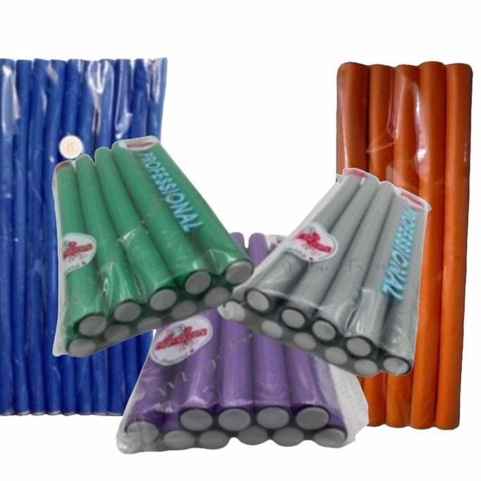 Roll keriting rambut, keriting rambut roll sosis, roll rambut keriting