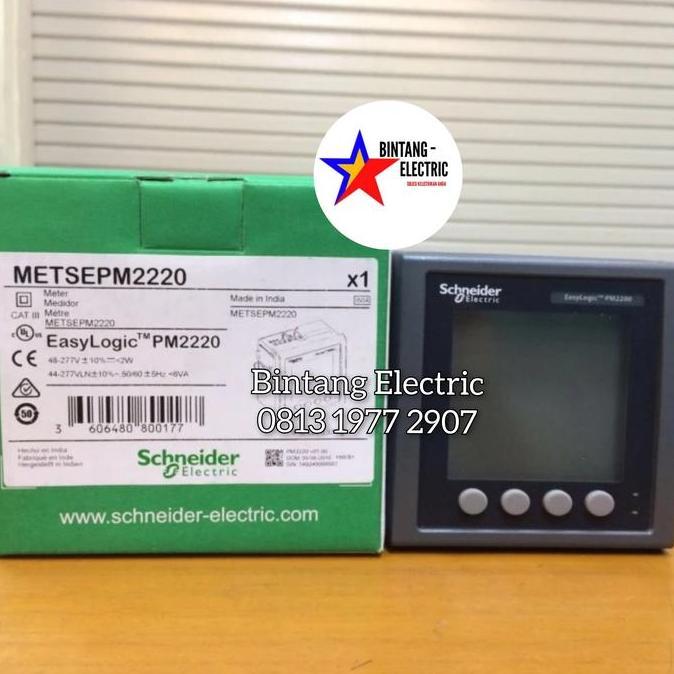 Promo Power Meter / Power Logic / PM 2220 / PM2220 METSEPM2220 Schneider Diskon