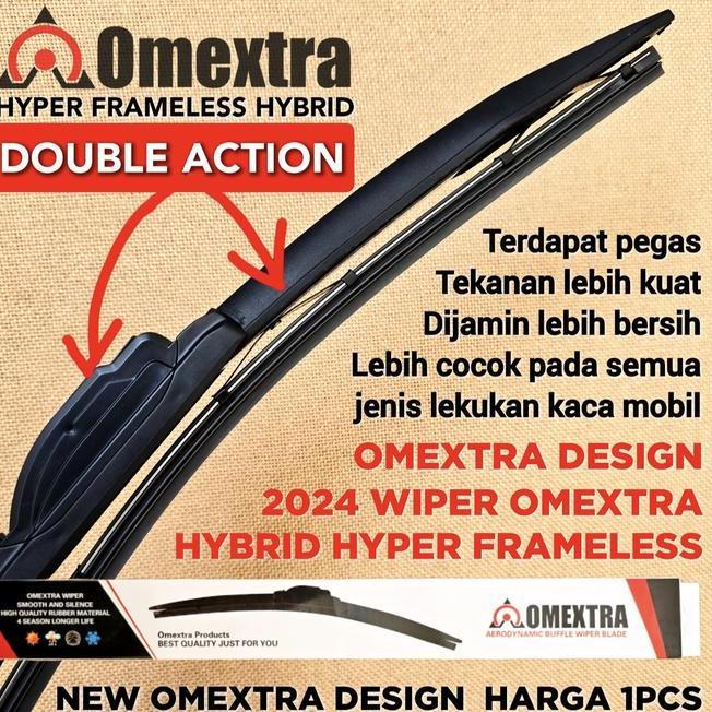 Double Action Wiper Mobil Hyper Frameless Wiper Hyd Wiper