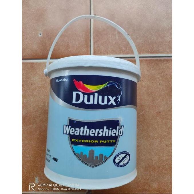 Premium Dulux Weathershield Putty 3,5kg Gallon Dempul cat exterior Promo