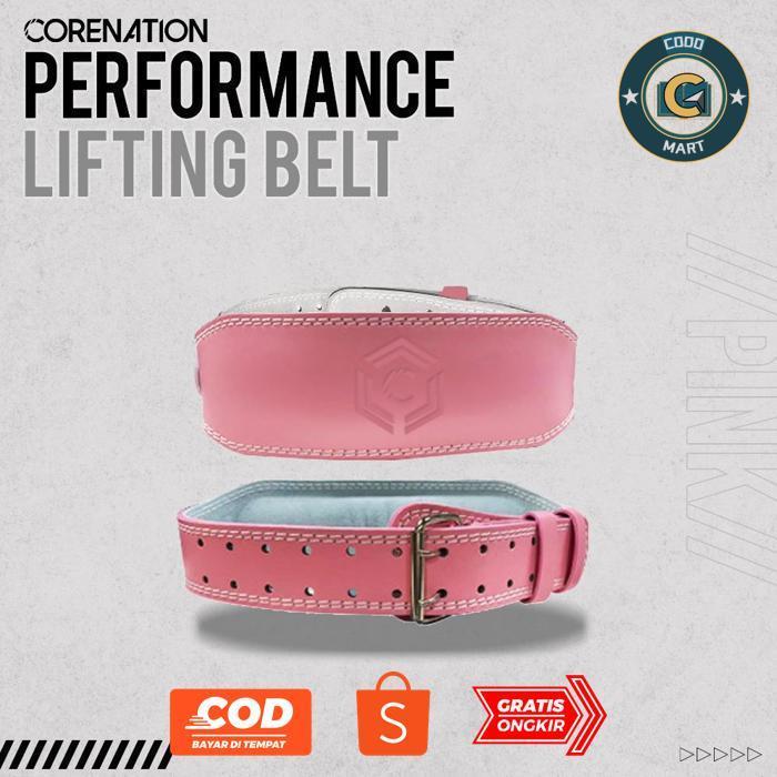 Sale CoreNation Sabuk Fitnes / Sabuk Gym Fitness / Belt Gym / Belt PowerBelt Gym Fitness / Padding B