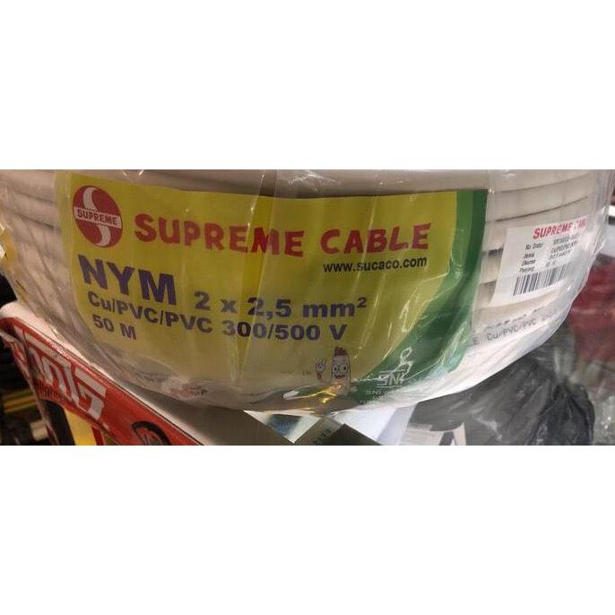 Promo KABEL POWER SUPREME NYM 2X2,5 2 x 2,5 2x2.5 SUPREME @ 50METER Diskon