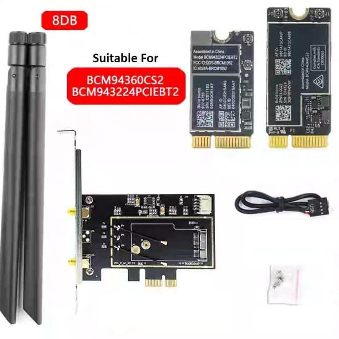 Apple Wireless Adapter to PCIe WiFi Interface Converter Hackintosh