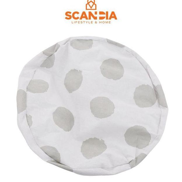 SCANDIA LUNKA LAUNDRY BAG POLKADOT GREY - KERANJANG PAKAIAN KERANJANG KERANJANG SERBAGUNA LAUNDRY SE