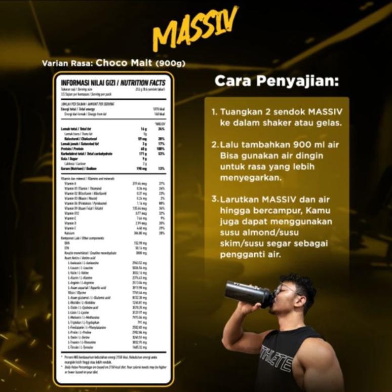 Fitlife Massiv Gainer 12 Lbs Susu Penambah Berat Badan Tinggi Kalori & Protein Original