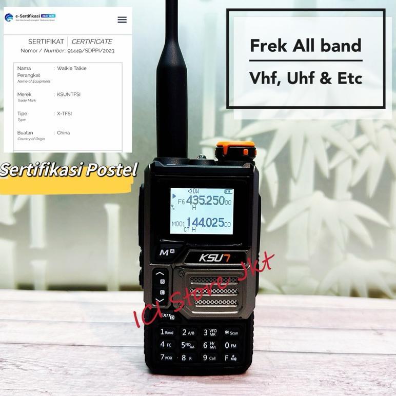 HT KSUN frek All Band sudah unlock semua frek dan sertifikasi postel