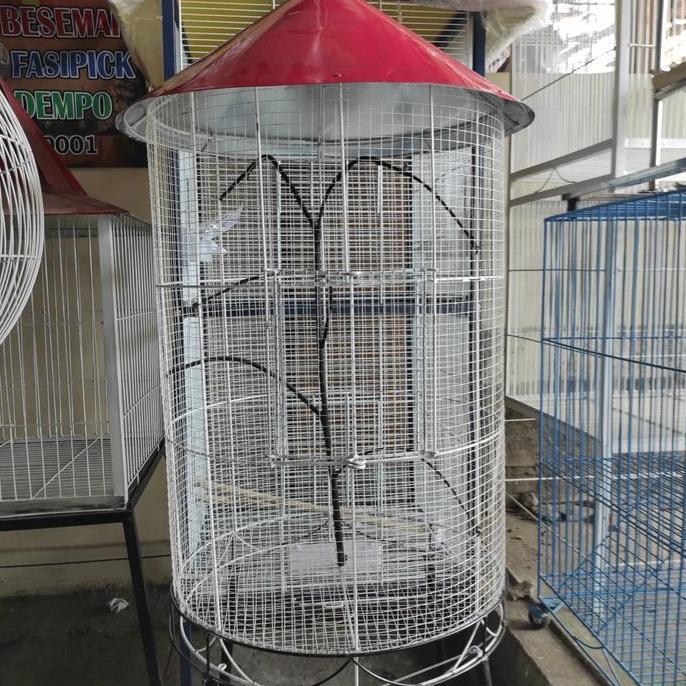 Kandang Koloni Burung Lovebird Kenari,