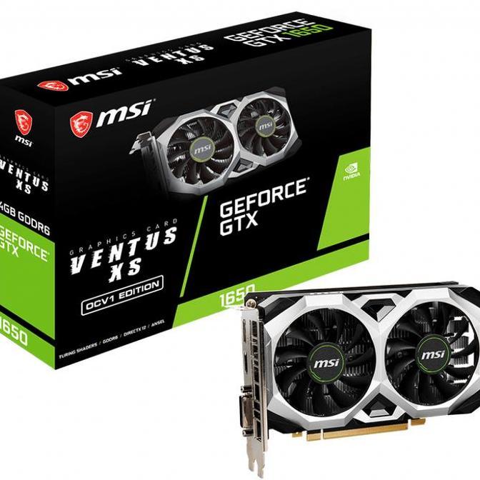 VGA MSI GTX 1650 D6 Ventus XS OCV1 GeForce GTX1650 4GB GDDR6