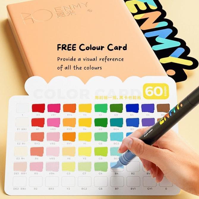 Rosandi.Rose - Enmy Acrylic Marker Soft Tip Pen Paint Drawing Coloring Art