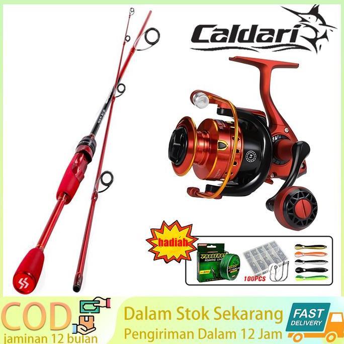 Omagoedang - Caldari Set Pancing Lengkap Karbon Ultralight Reel Senar