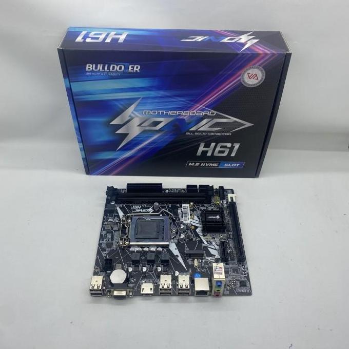 PAKET MOTHERBOARD H61 + PROCESSOR CORE I3-2120/2130 4GB DDR3