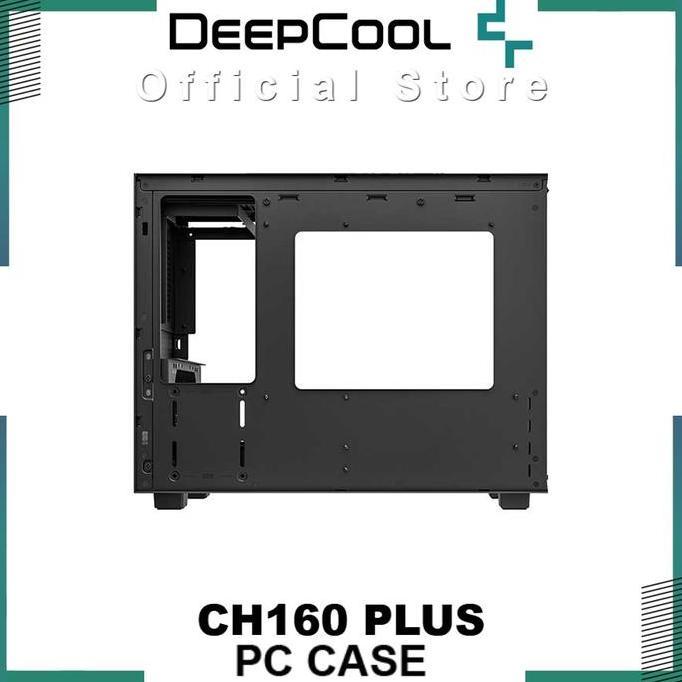 Murah Deepcool Ch160 Plus Black M-Atx Casing Komputer