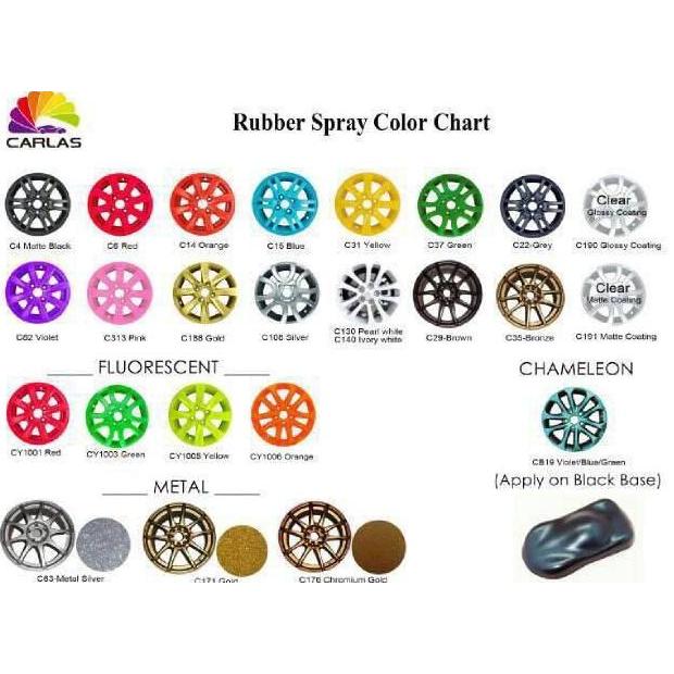 Carlas Rubber Paint Fluorescent - cat carlas stabilo