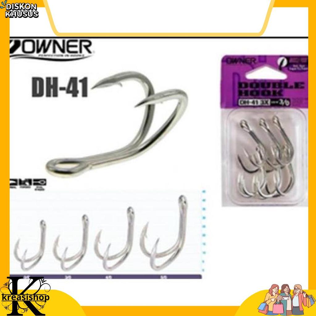 Flash Sale Double Hook Owner Dh-41 (3X Strong) (Color Silver)