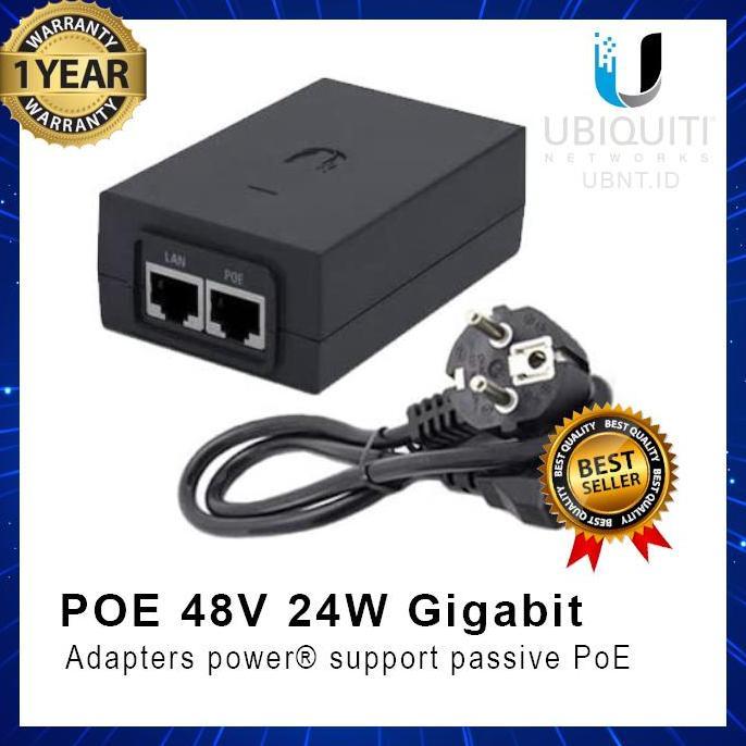 POE-48-24W-G PoE Injector 48V 24W Gigabit