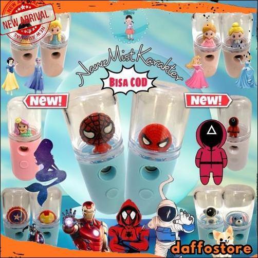 Top Seller Nano Spray Mini Karakter/Nano Mist Spray Portable/Nano Spray Pelembab Wajah Dan Disinfekt