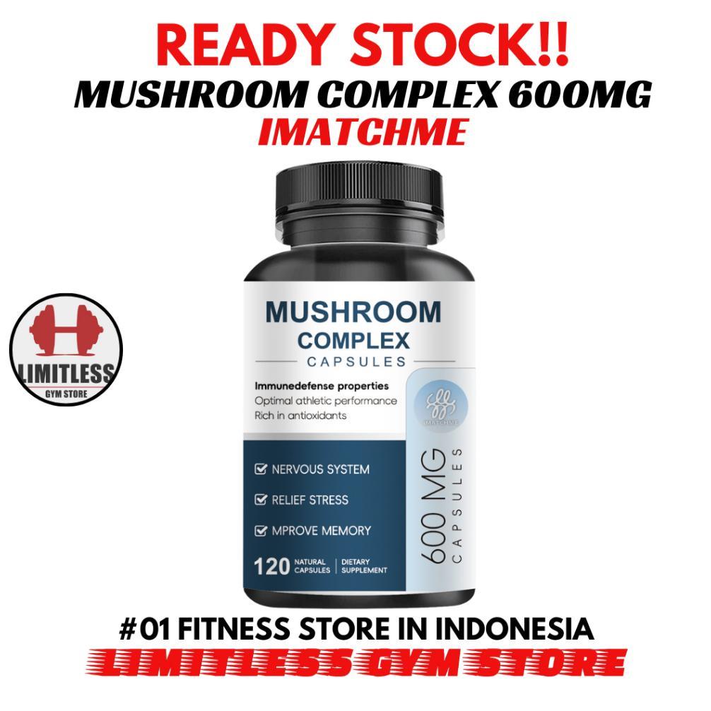 Usa Vitamin Mushroom Complex - 120 Kapsul Lions Mane Cordyceps Mushrooms Original