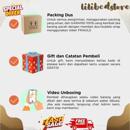 Baru Teko Kan Air + Saringan Bening Tutup Hijau Kap 3042/ Kat 3043 Golden Sunkist