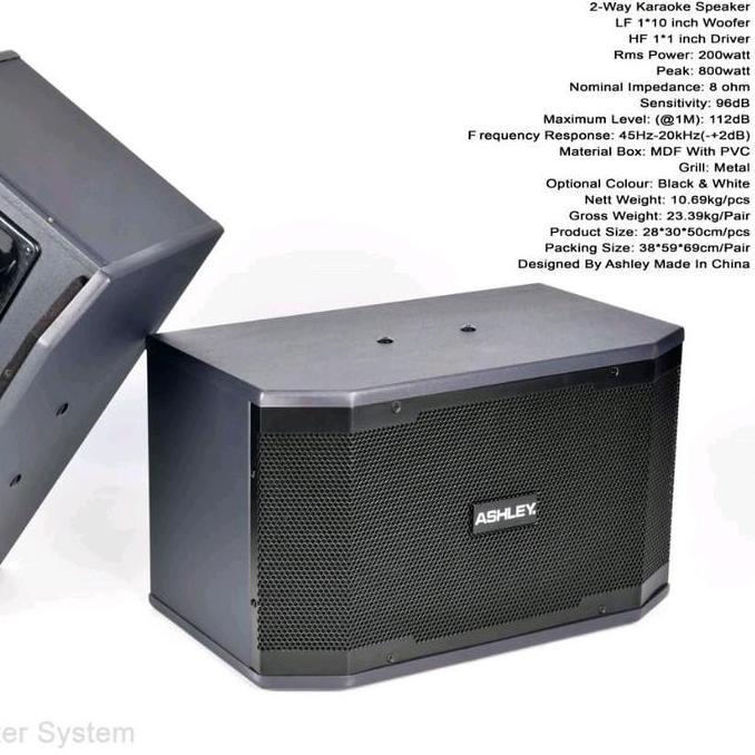 SPEAKER PASIV ASHLEY K2310 1set isi 2