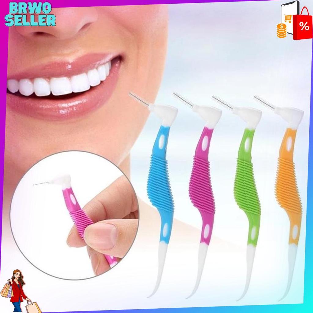 Top Seller 1 Box Mix 4 Size Interdental Brush 2In1 Sikat Gigi Ortho Behel Kawat