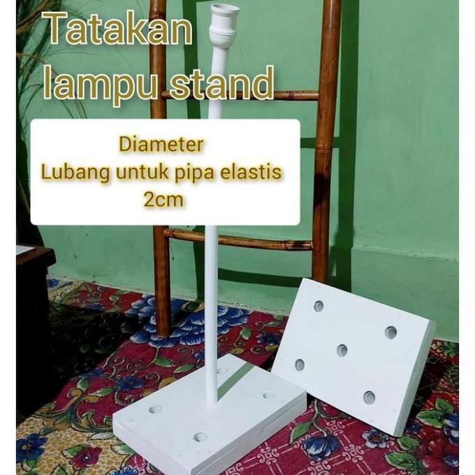 New- Tatakan lampu stand . Tatakan Stand Dekorasi rustic.