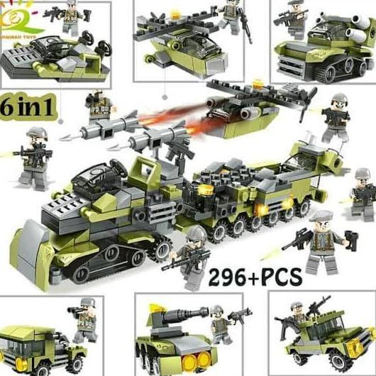 mainan Lego kendaraan militer