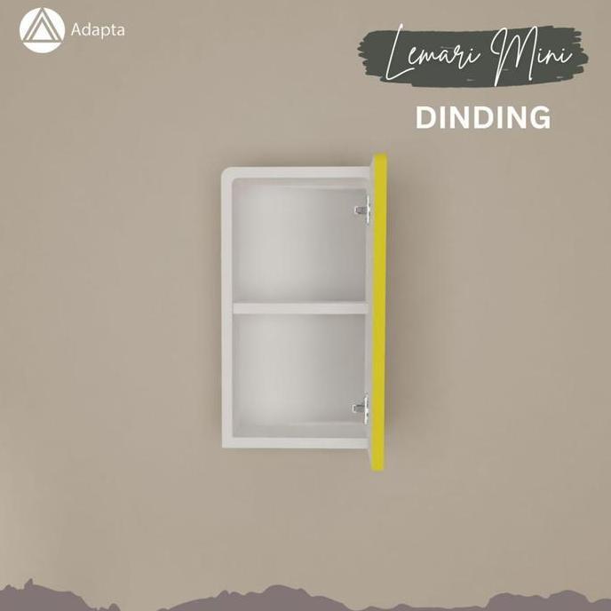Adapta - Lemari Kotak Penyimpanan Obat MINI - rak Lemari dinding Minimalis - LEMI-C3