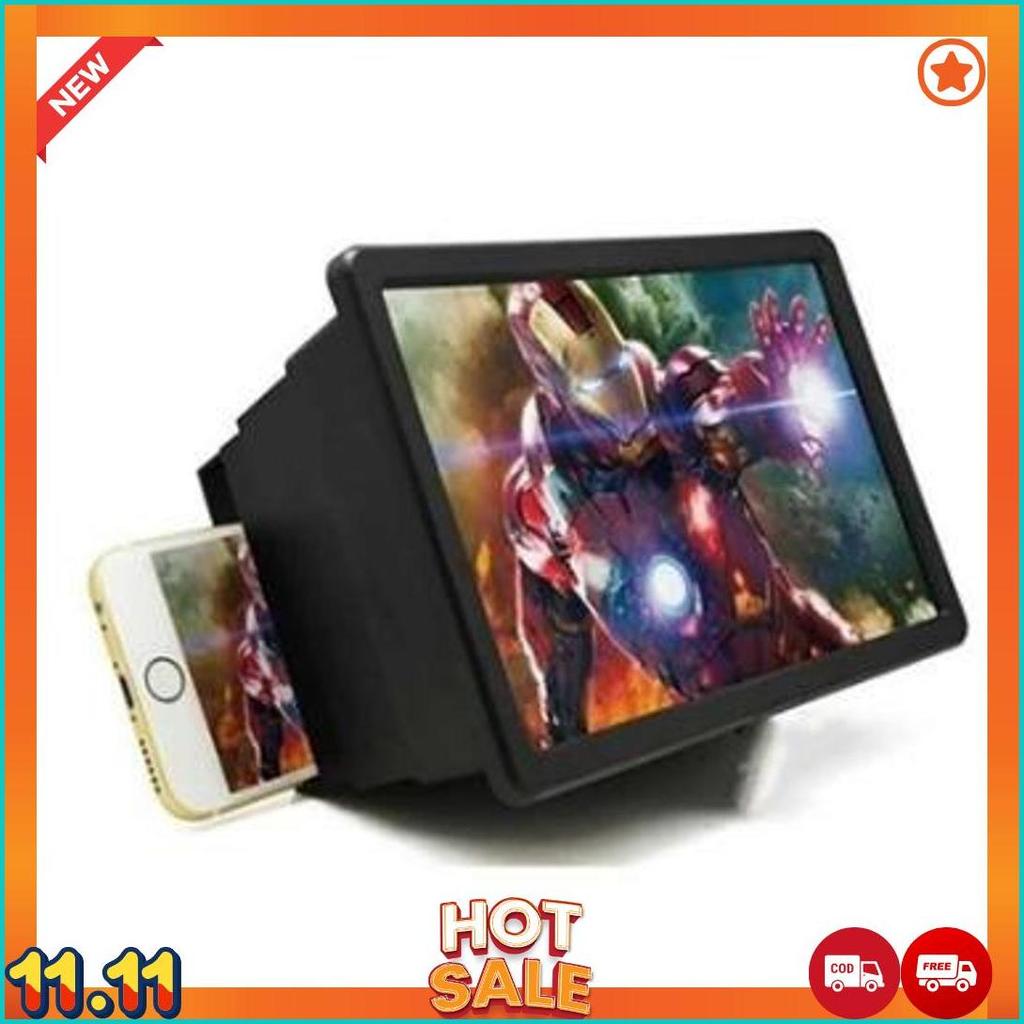 Proyektor Kaca Pembesar Layar Hp 3D Ringan Dan Lipat Cod  [A6]