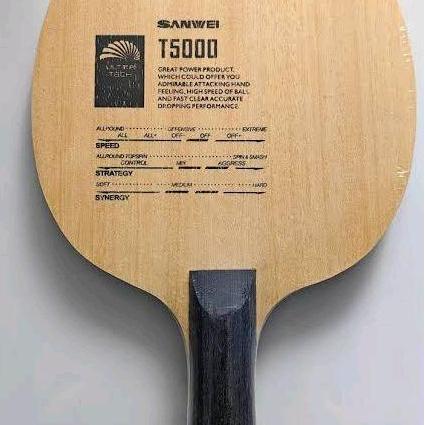 KAYU SANWEI T5000 ( Kayu bet pingpong carbon  ) CO