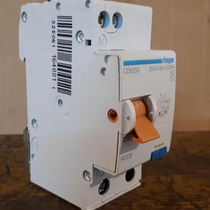 Promo elcb rccb mcb anti kontak hager 16 ampere 16A CD616B Diskon