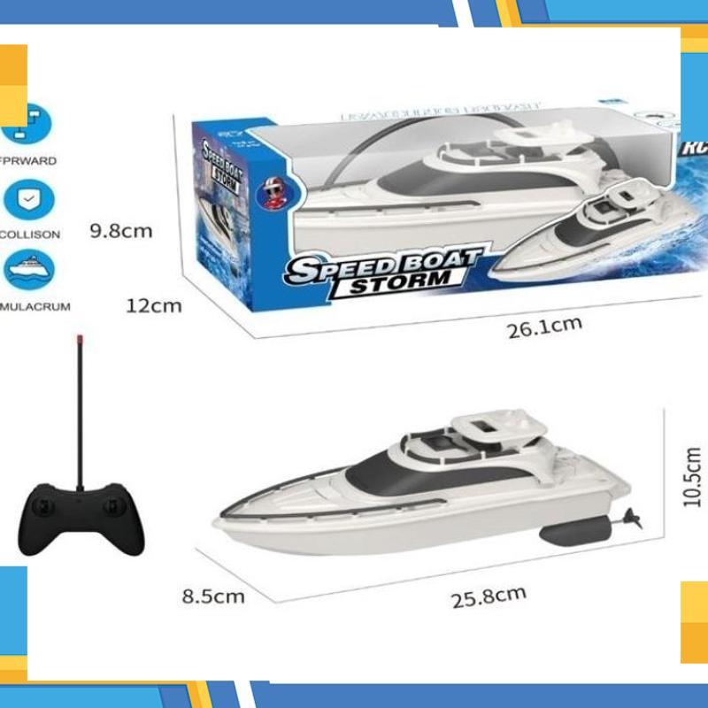 Cuci Gudang Mainan Anak RC 0036-6-7 RACING BOAT SPEED BOAT STROM Mainan Kapal Boat High Speed Kapal 