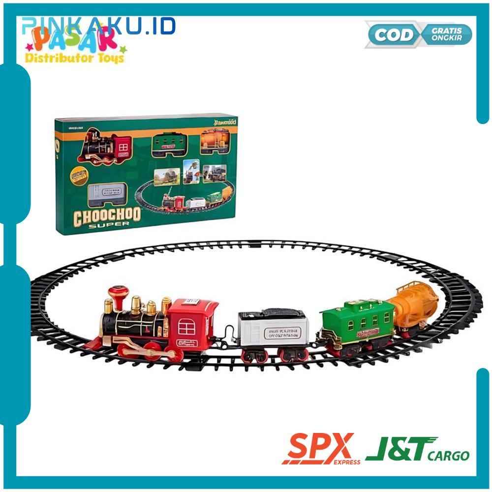 Diskon Mainan Anak Choochoo Super Train Kereta Api Mengeluarkan Asap Choochoo Mainan Anak
