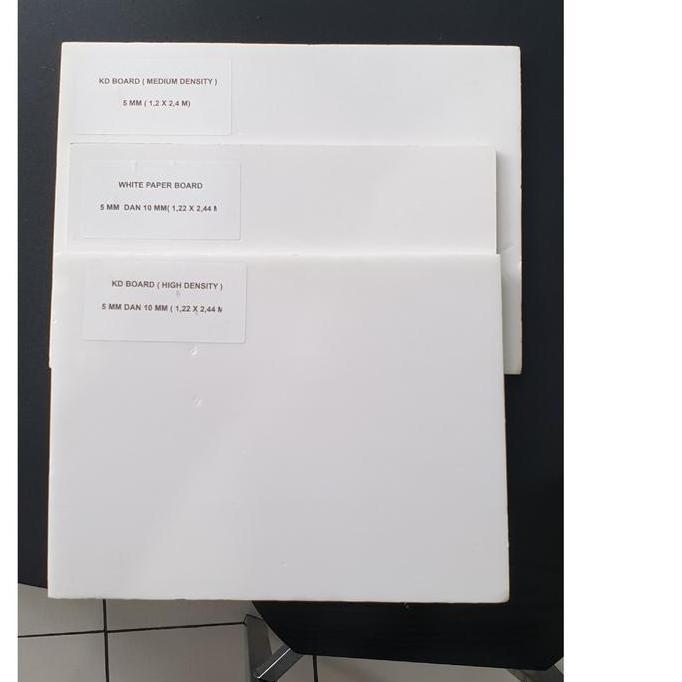 NEW FOAM BOARD ( WHITE PAPER BOARD ) 5 MM ( 1,2 X 2,4 M ) WAJIB DI POTONG ORI