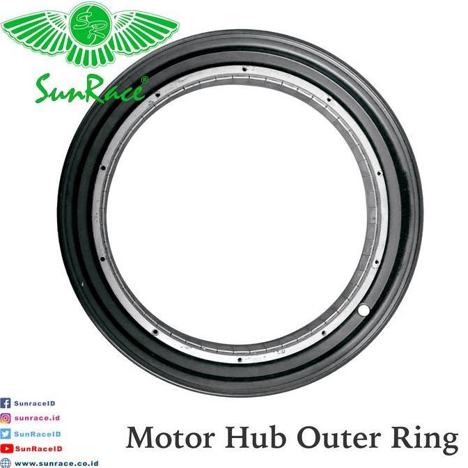 RING HUB MOTOR / VELG / WHEEL BELAKANG SEPEDA LISTRIK + MAGNET