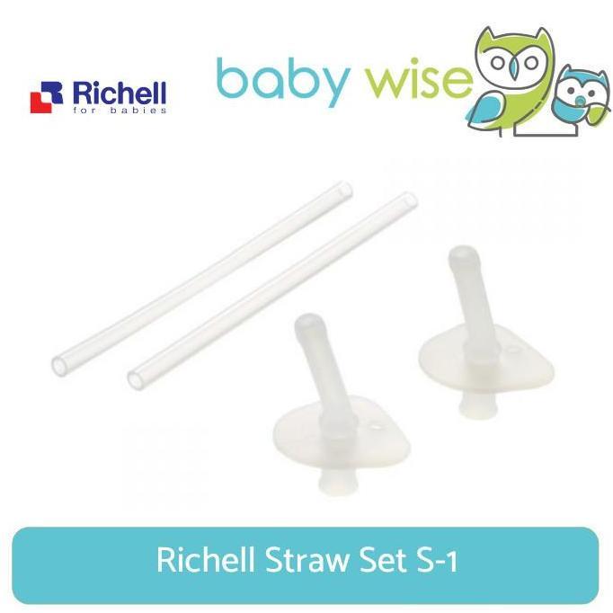 Richell Straw Set S-1 - Sedotan Pengganti