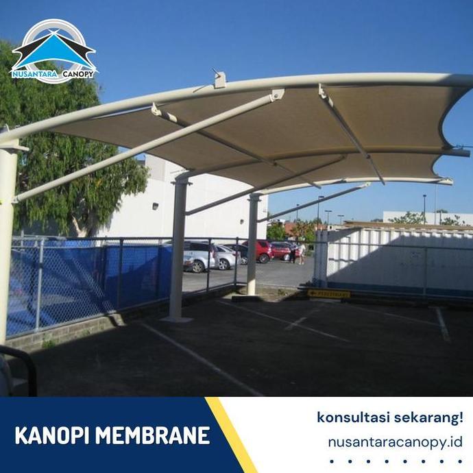 JASA CANOPY MEMBRAN BERKUALITAS & BERGARANSI - KANOPI MEMBRANE TEMPAT PARKIR OUTDOOR CIKARANG, KOLAM