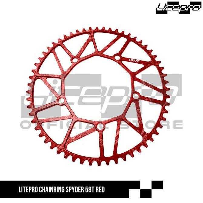 LITEPRO CHAINRING SPYDER 58T