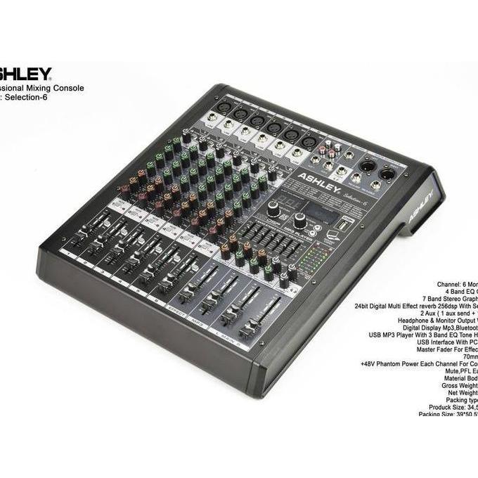MIXER ASHLEY SELECTION6 SELECTION 6