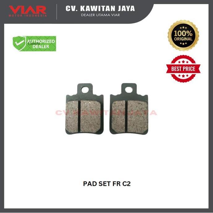 KAMPAS REM DEPAN SEPEDA LISTRIK VIAR C2 | PAD SET FR VIAR EBIKE C2