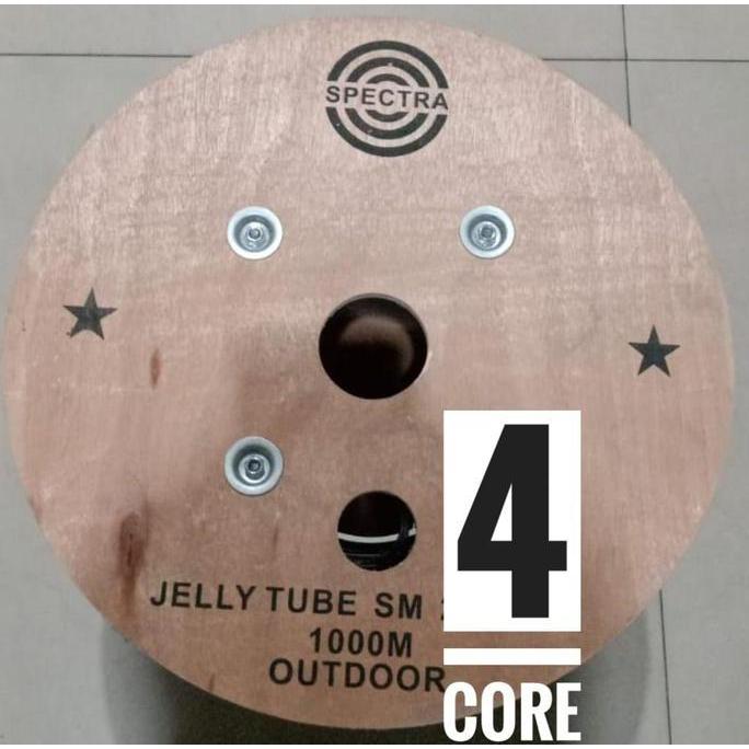Kabel FO Fiber Optik Jelly Tube 2 Core 4 Core 8 Core 12 Core 3 Seling Jelly Tube SPECTRA 1000M 1KM