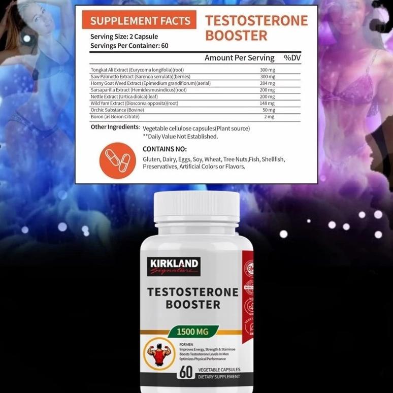 (Promo) Usa Testoterone Booster 1500Mg 60 Kapsul Saw Palmetto Boost Testoterone Naturally Original