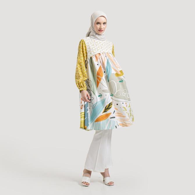 Tunik Full Print Bianca By Ameela.KL Katun Toyobo