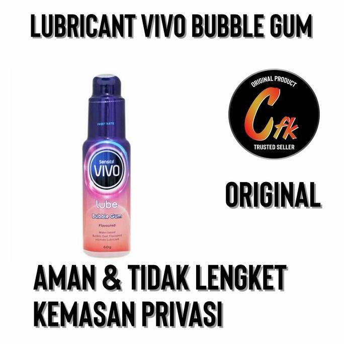 Lubricant Pelumas Vivo Bubble Gum 60 Ml