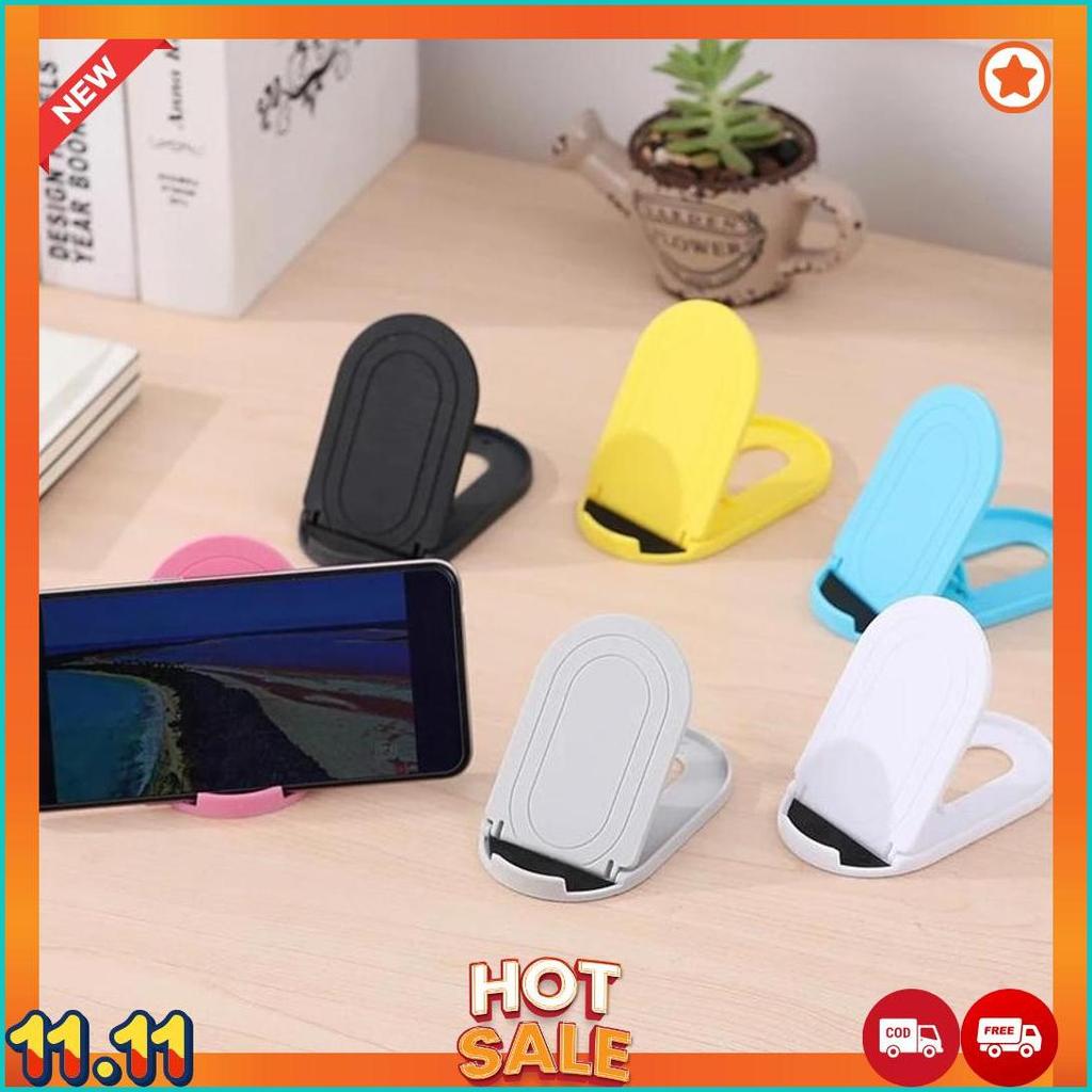 Ikiloshop Dudukan Hp Meja Stand Phone Holder Lipat Docking Hp Mobile Penyangga Hp Lipat Sandaran Hp 