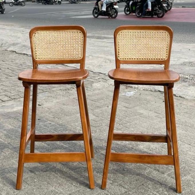 Terlaris Kursi Bar Minimalis Jati.Kursi Cafe Jati.Kursi Unik